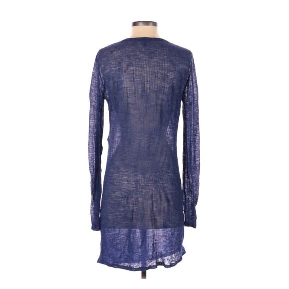 Eileen Fisher sheer long sleeve cardigan sweater - Picture 2 of 6